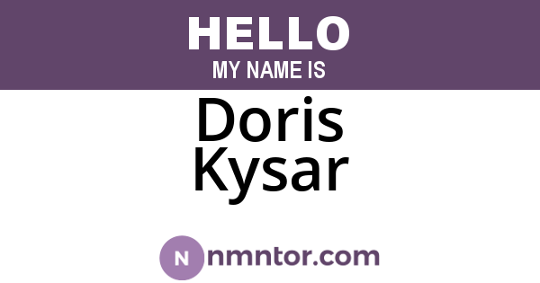 Doris Kysar