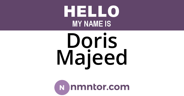 Doris Majeed