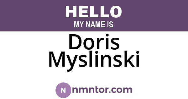 Doris Myslinski
