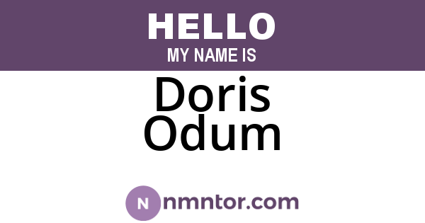 Doris Odum