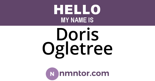 Doris Ogletree