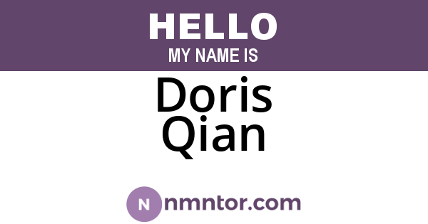 Doris Qian