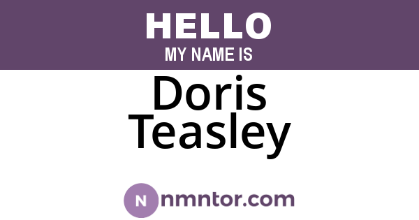 Doris Teasley
