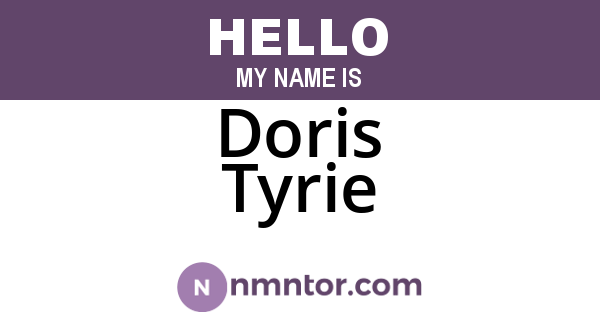 Doris Tyrie