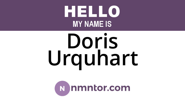 Doris Urquhart