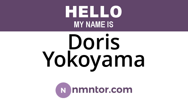 Doris Yokoyama