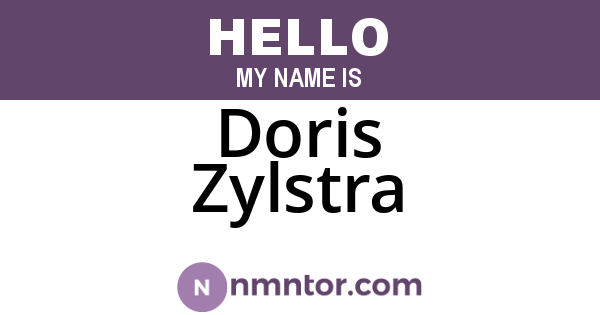 Doris Zylstra