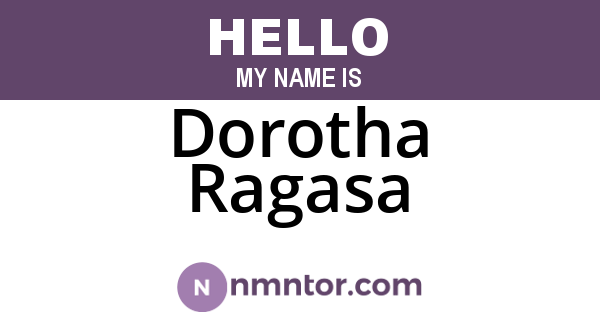 Dorotha Ragasa