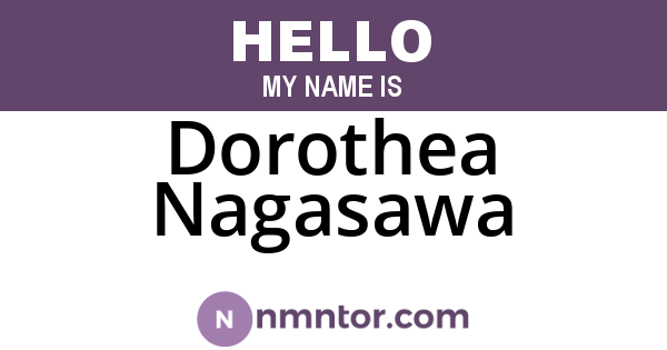 Dorothea Nagasawa