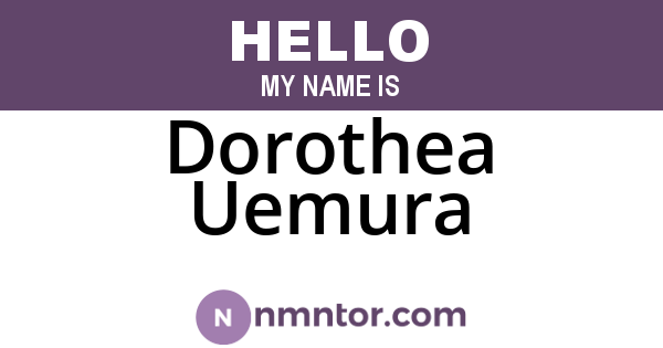 Dorothea Uemura