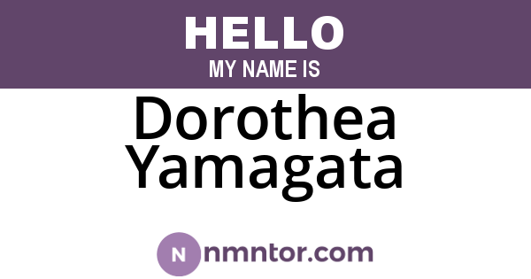 Dorothea Yamagata