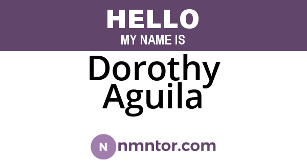 Dorothy Aguila