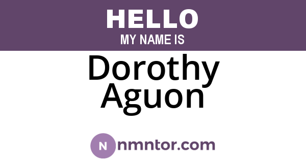 Dorothy Aguon