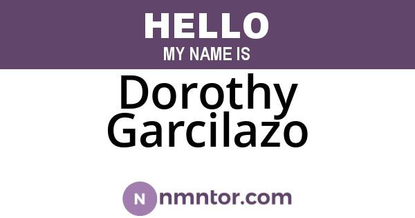 Dorothy Garcilazo