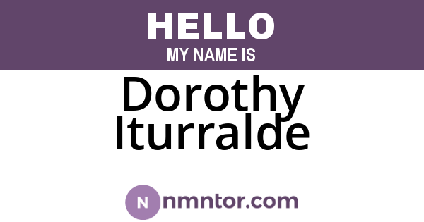 Dorothy Iturralde