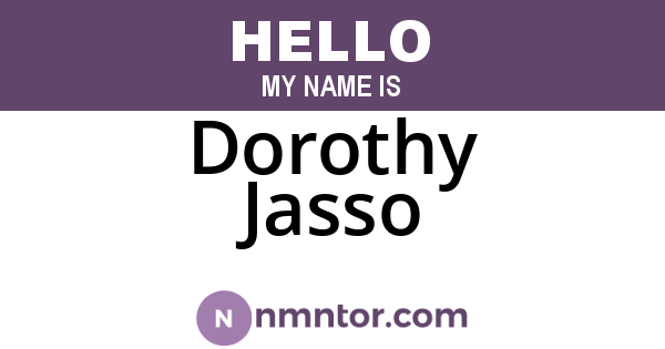 Dorothy Jasso