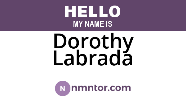 Dorothy Labrada
