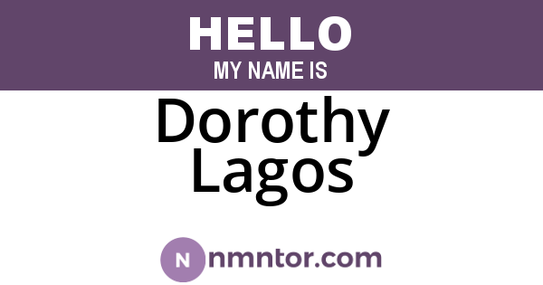 Dorothy Lagos