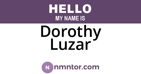 Dorothy Luzar