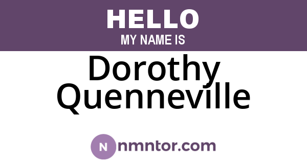 Dorothy Quenneville