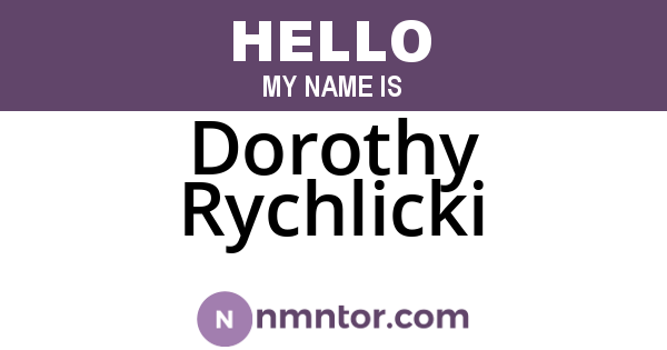 Dorothy Rychlicki