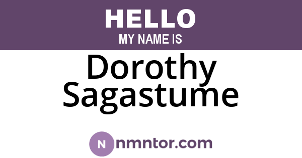 Dorothy Sagastume