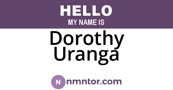 Dorothy Uranga