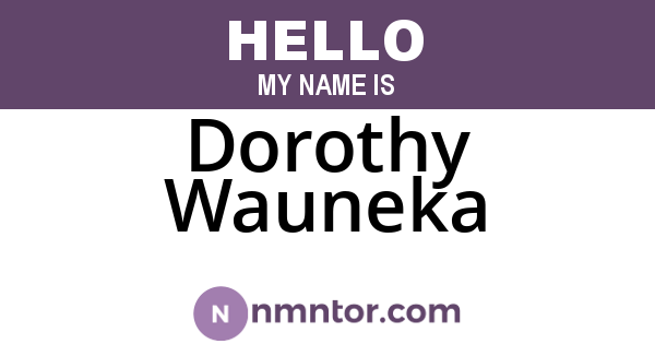 Dorothy Wauneka
