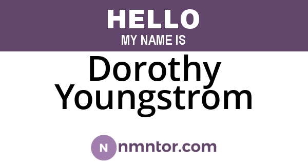 Dorothy Youngstrom