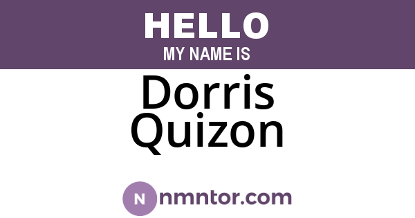 Dorris Quizon