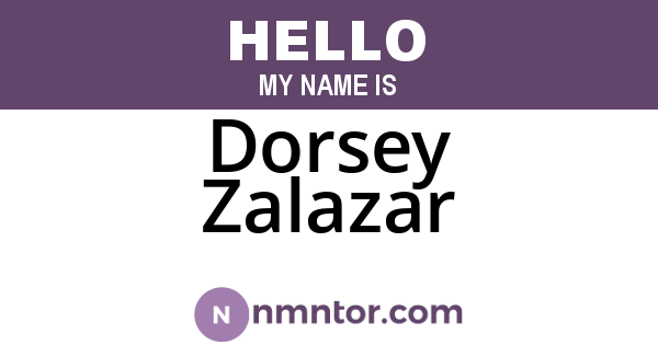 Dorsey Zalazar