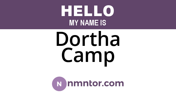 Dortha Camp