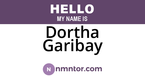 Dortha Garibay