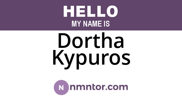 Dortha Kypuros