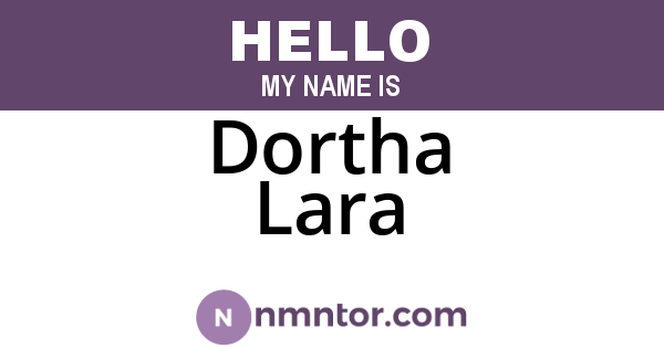 Dortha Lara