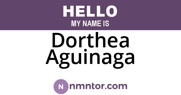 Dorthea Aguinaga