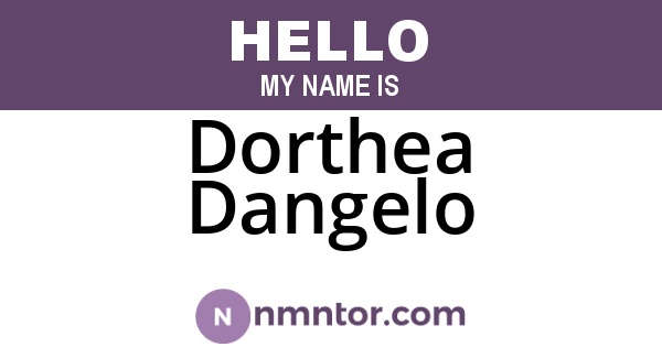 Dorthea Dangelo