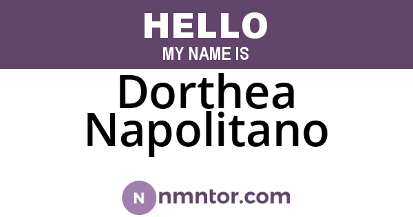 Dorthea Napolitano