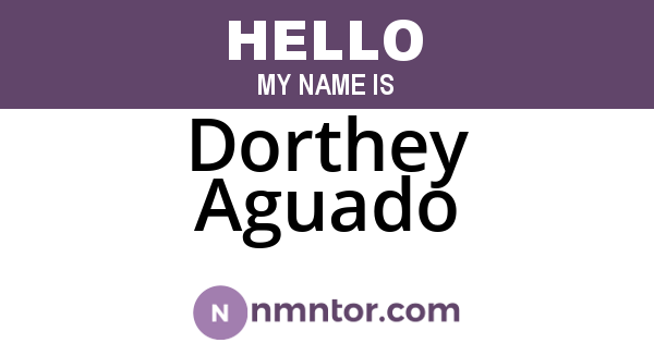 Dorthey Aguado