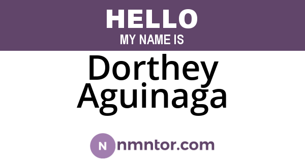 Dorthey Aguinaga