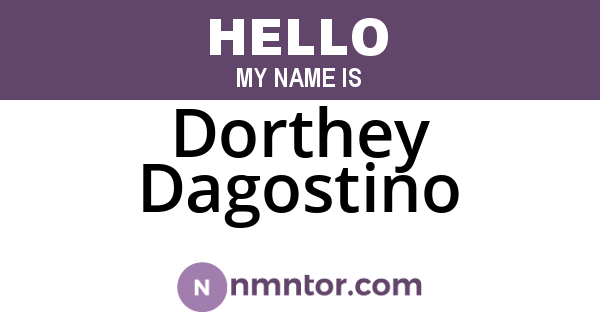 Dorthey Dagostino