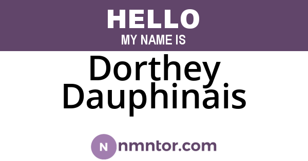 Dorthey Dauphinais