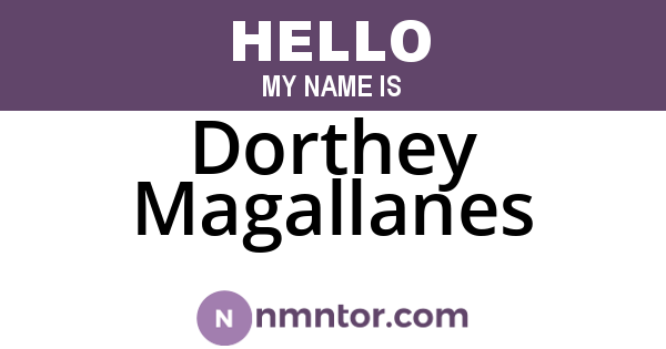 Dorthey Magallanes