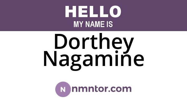 Dorthey Nagamine