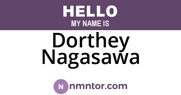 Dorthey Nagasawa