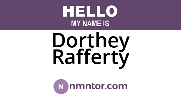 Dorthey Rafferty
