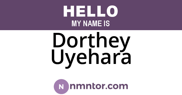 Dorthey Uyehara