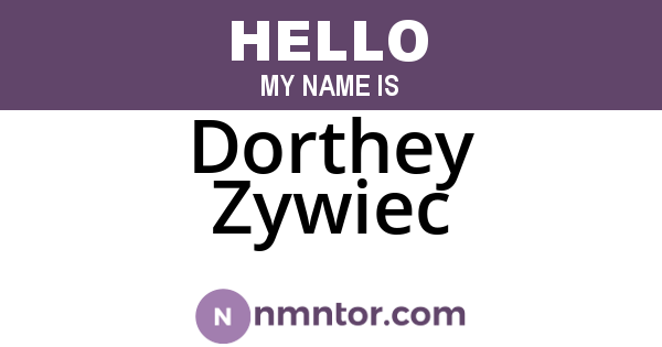 Dorthey Zywiec