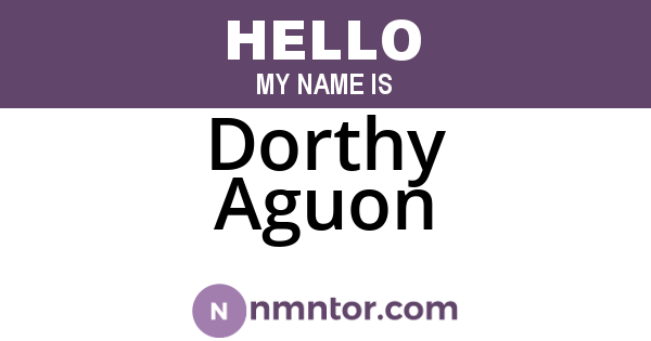 Dorthy Aguon