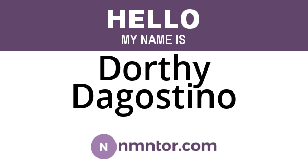 Dorthy Dagostino